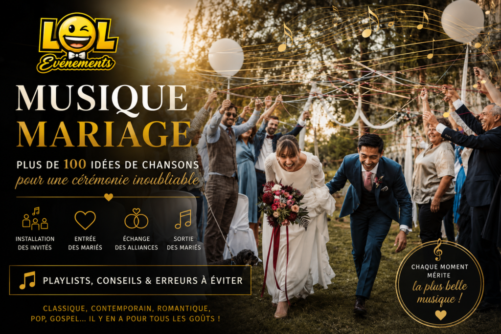 Musique mariage : cérémonie laïque avec les mariés et leurs invités lors d'un rituel symbolique accompagné de musique