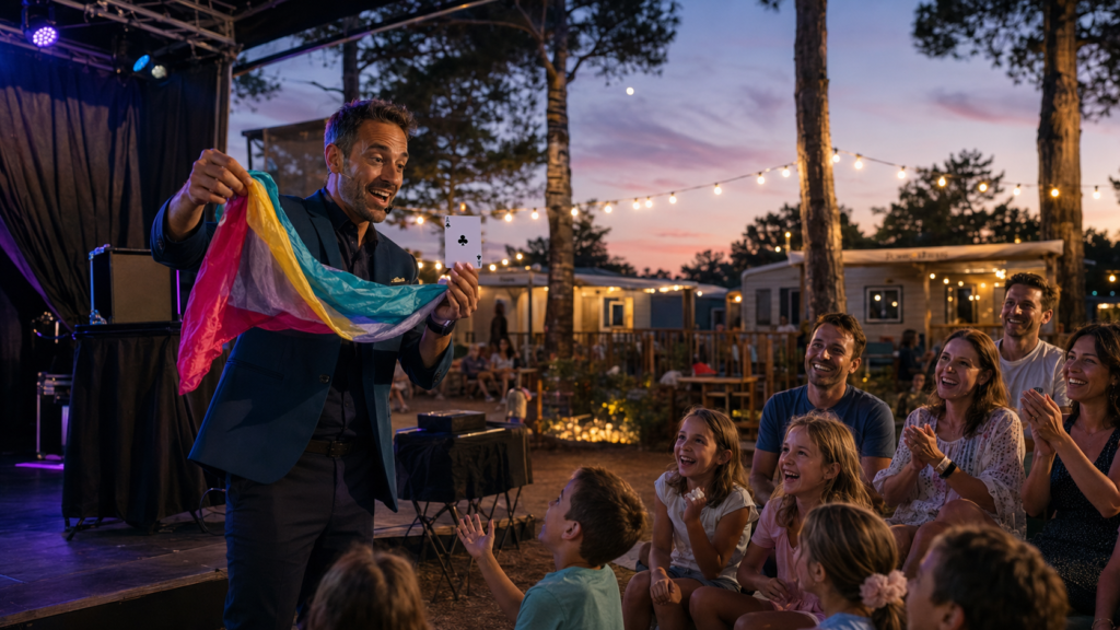 Fidéliser vos vacanciers - Artiste à la prestation pour camping - LOL EVENEMENTS