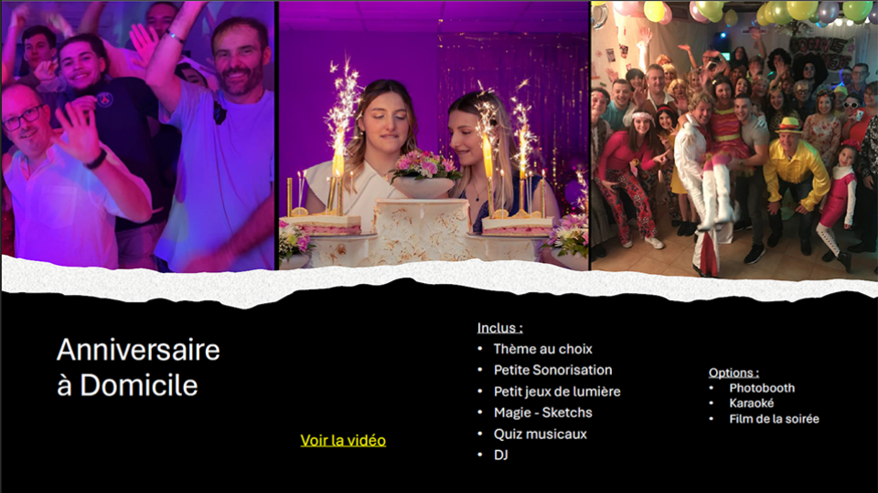 Anniversaire - Formule Animation - LOL - 2025