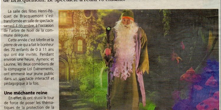Bracquemont - Merlin enchante les enfants