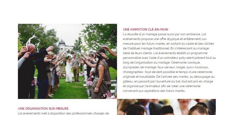 LOL Événements - Un maître de cérémonie pour animer un mariage