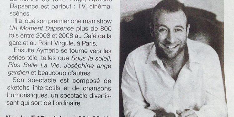 Pacé en courant présente 'Un moment Dapsence'