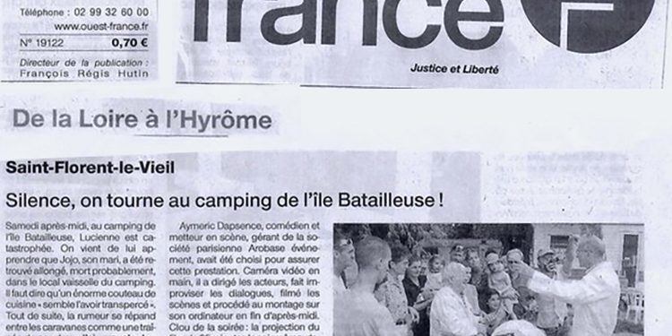 Silence, on tourne au camping de l'Île Batailleuse !