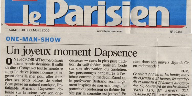 Un joyeux moment Dapsence